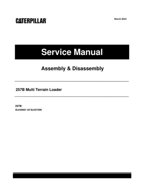 caterpillar 257b manual